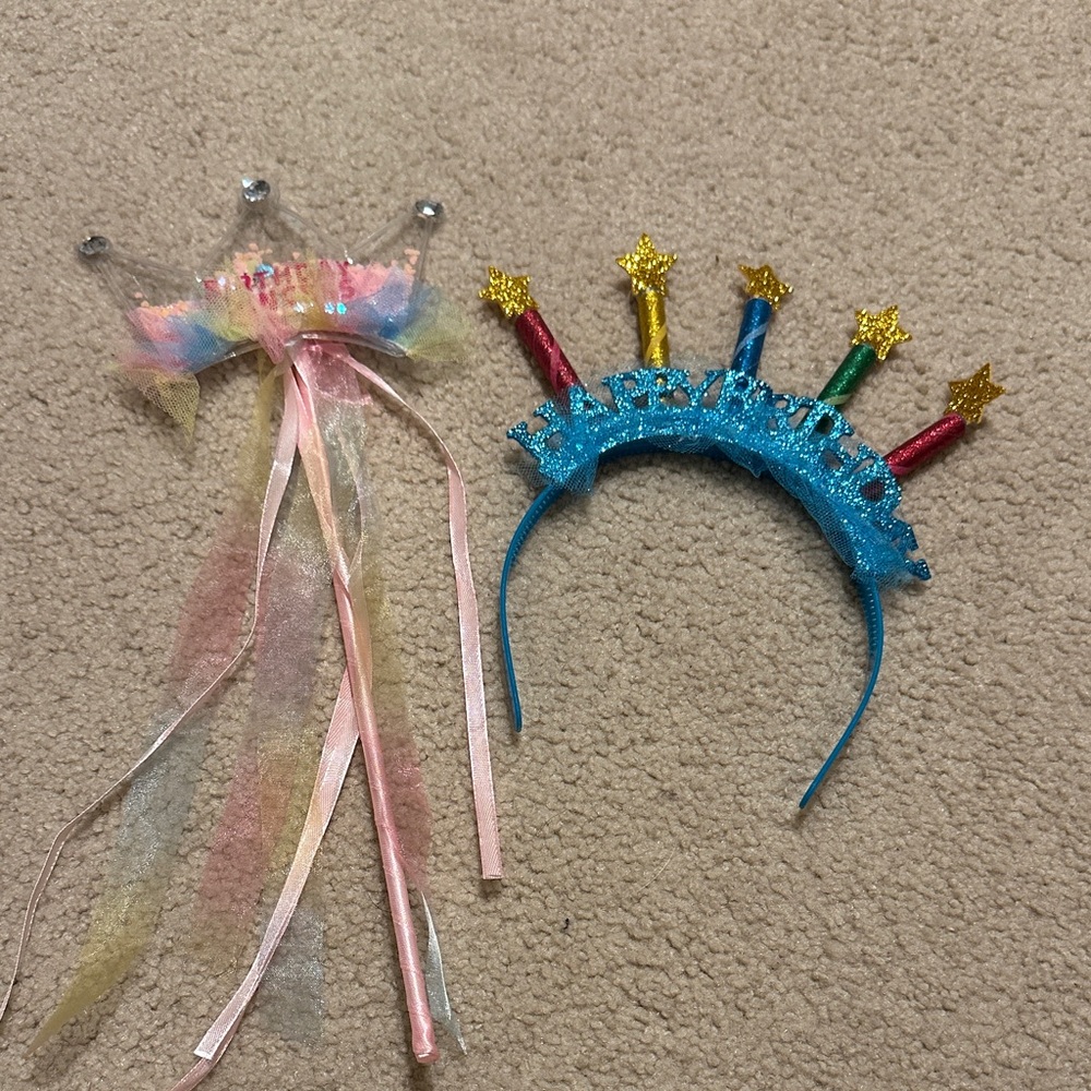 Colorful Star and Ribbon Headband